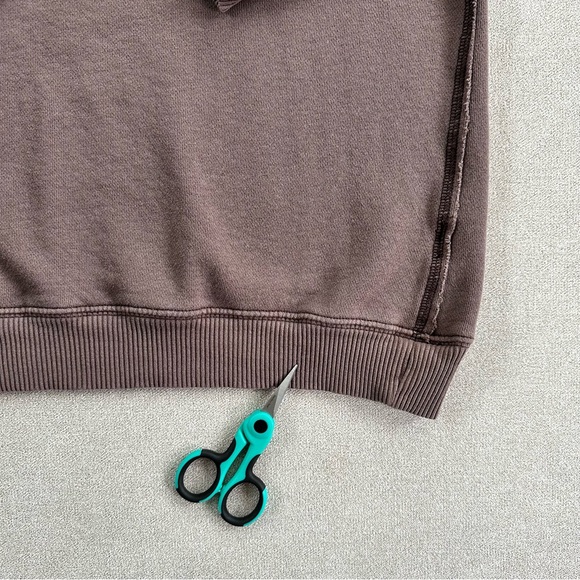 Aerie oversized sweatshirt. XS. Brown. - Picture 7 of 7